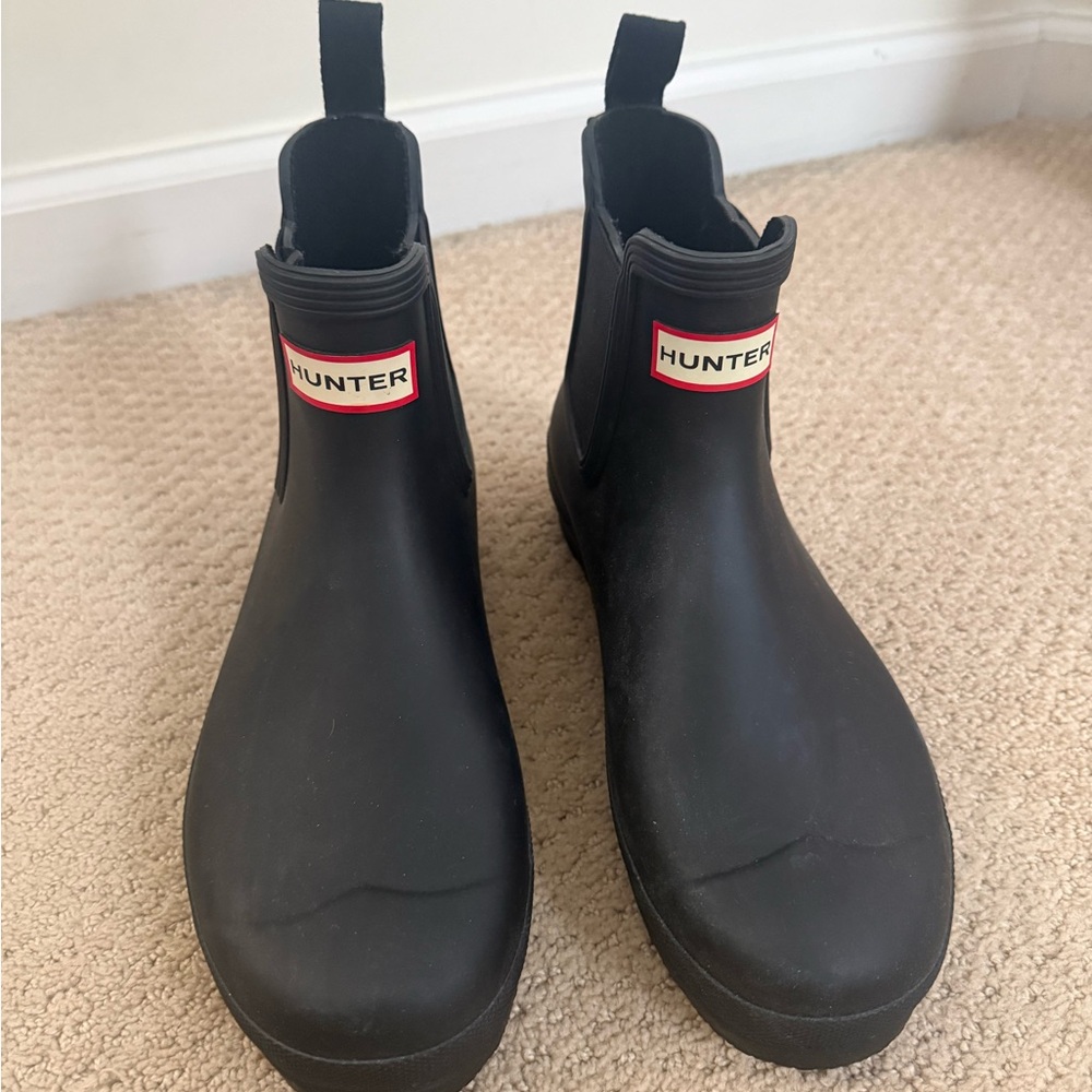 Hunter Women’s Black Chelsea Rain Boots